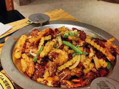 干锅基围虾-嘎嘎鸭脑壳(金琴店)