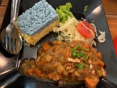 -蝶豆花蓝面条
