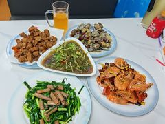 韭菜炒海肠-来之顺海鲜菜馆·青岛菜·始于1993(栈桥店)