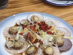油泼扇贝-来之顺海鲜菜馆·青岛菜(栈桥店)