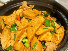 香干炒肉-梨花春雨·湘菜