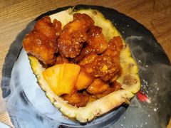 菠萝咕噜猴头菇-水木苼 蔬食料理
