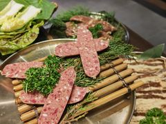 -草家酱蟹炭火烤肉店(珲春南路二店)