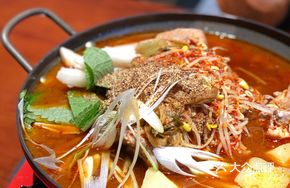 Korean Pork Spine and Potato Hot Pot