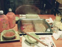 清油菌汤鸳鸯锅-清真·嘉福元火锅(正宁路店)