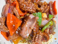 酱爆猪肝面-鲁达面馆本帮风味(共康东路店)
