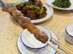 只放盐的羊肉串-红柳枝滩羊烧烤·银川非遗