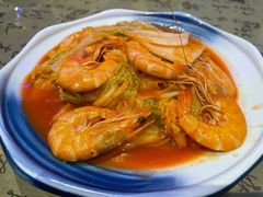 大虾烧白菜-1937青岛老味道·海肠捞饭·青岛菜(大鲍岛栈桥店)