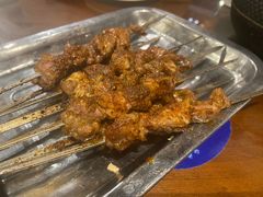 特色碳烤羊肉串-老兰家传统烧烤炒菜泡馍(小南门店)