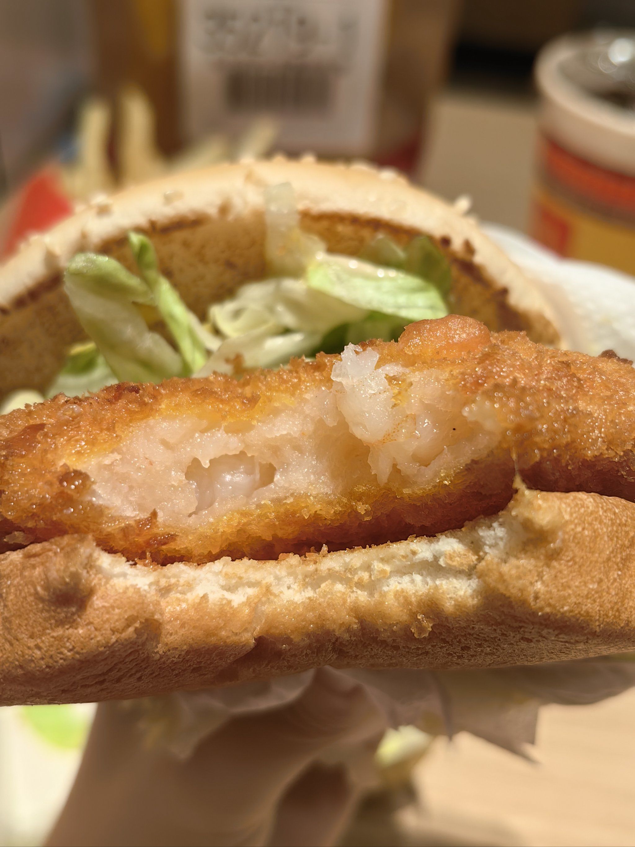 好喜欢麦当劳的虾堡