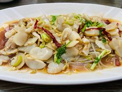 爆炒天鹅蛋拼鸟贝-景祥海鲜美食餐厅