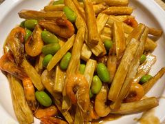 茭白炒河虾-兔爸私家小厨(新北万达店)