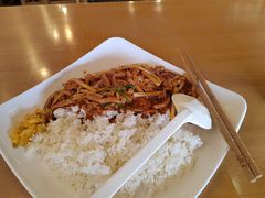 鱼香肉丝饭-笑笑面家(白兰路店)