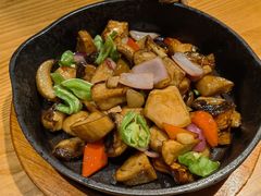 傣味柠檬烤菌菇-云海肴·汽锅鸡·云南菜(天山百盛优客店)