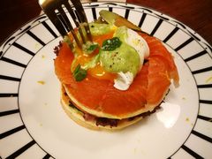 三文鱼松饼水波蛋-AFS Cafe & Canteen(闽江二路店)