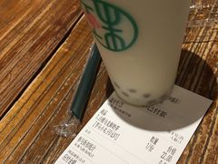 白桃乌龙鲜奶茶-宝珠奶酪(闵行仲盛店)