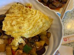 茄子肉丁鸡蛋拌面-文三里屯面馆(三里屯店)