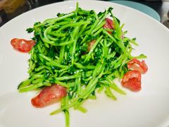鸡油腊味炒豆苗-潮界(凯德晶萃店)