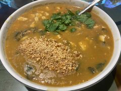 芝麻叶炖豆腐-松针蔡记蒸饺(花园路店)