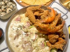 炸鸡配奶油年糕-HOTISLAND海鸡岛·韩国料理(江南西店)