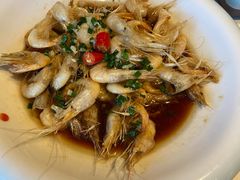 葱油青虾-壹只菜·崇明本地特色菜(崇明南门店)