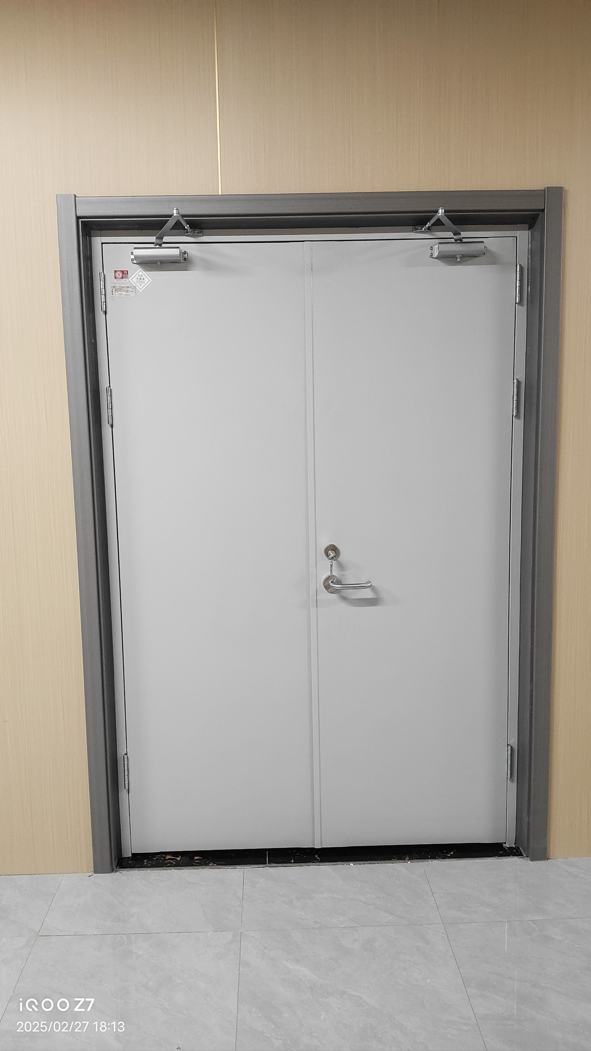 防火门的安装效果