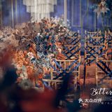 极具视觉冲击力[亲亲][亲亲][亲亲]超大气的蓝橙撞色婚礼