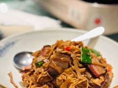 极品笋衣炒腊肉-八百里新派湘菜馆