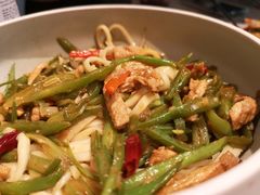 豆角丝炒肉拌转百刀-日上三甘(三里屯店)