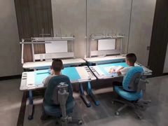 -康朴乐儿童学习桌椅(蓝色港湾店)