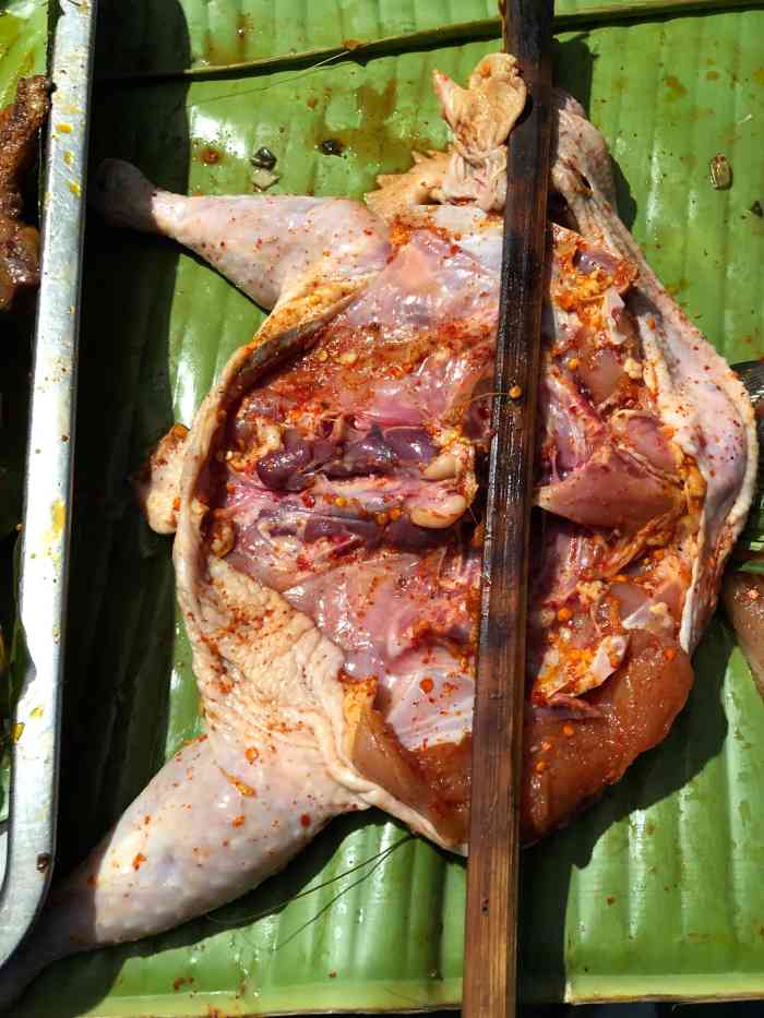 勐海傣味岩温烧烤-"菜品不错,味道也还可以,主要离近,烧烤真.