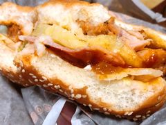 菠萝莎莎鸡腿堡-汉堡王(北京三里屯购物中心)