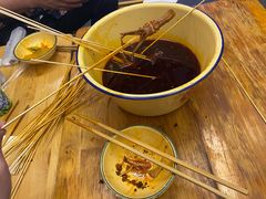 -拈签一笑黄牛肉辣卤串串