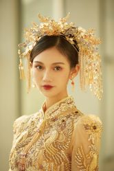 -懿沉香中式嫁衣礼服秀禾服龙凤褂马来褂旗袍总店