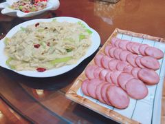 -东来菜馆•手抓海鲜家常菜•海鲜锅贴(鸽子窝店)