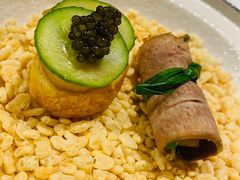 扇贝卡露伽鱼子酱-北京古城老院厉晓麟精致菜