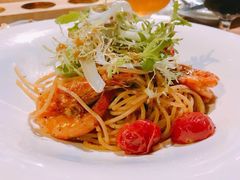 紫苏鲜虾意面-40+精酿啤酒俱乐部(国投财富广场店)