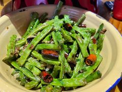干煸四季豆-兔槽江湖菜·重庆璧山兔(水围店)
