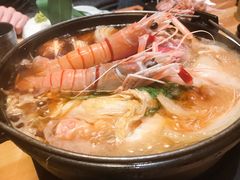 日式牛肉寿喜锅-王鼎精致料理铁板烧(世博源店)