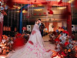 点击看大图 橙红色小泰式婚礼-满堂喜事婚庆