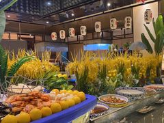 -广州万富希尔顿酒店·感趣自助餐厅·金秋蟹宴生蚝海鲜刺身烧烤
