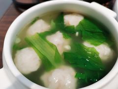 鲜嫩黄花鱼丸汤-将相和·海鲜蒸饺大连菜