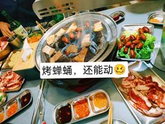 -围炉肉舍•炭烤活鳗•丹东海鲜烤肉(步行街店)