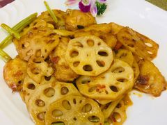 蓮藕墨魚餅-丰圆轩粤式茶楼 . 点心粤菜(夏茅店)