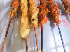 -老红桥炸灌肠牛肚锅烧烤(定福庄店)