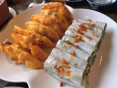簸箕板拼油炸糕-老聃·小鸭鲢城原味客家菜(海沧店)