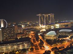 阳台夜景-新加坡瑞士史丹福酒店