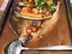 蒜香味烤清江鱼-探鱼·鲜青椒爽麻烤鱼(北京路天河城店)