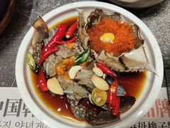 -草家酱蟹炭火烤肉店(珲春南路二店)