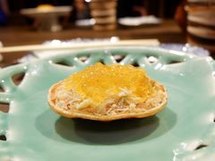 籽蟹配醋冻紫苏花-璞御·海鲜·雪花牛肉局(宾水西道店)